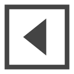 Caret Square Left O SVG Icon